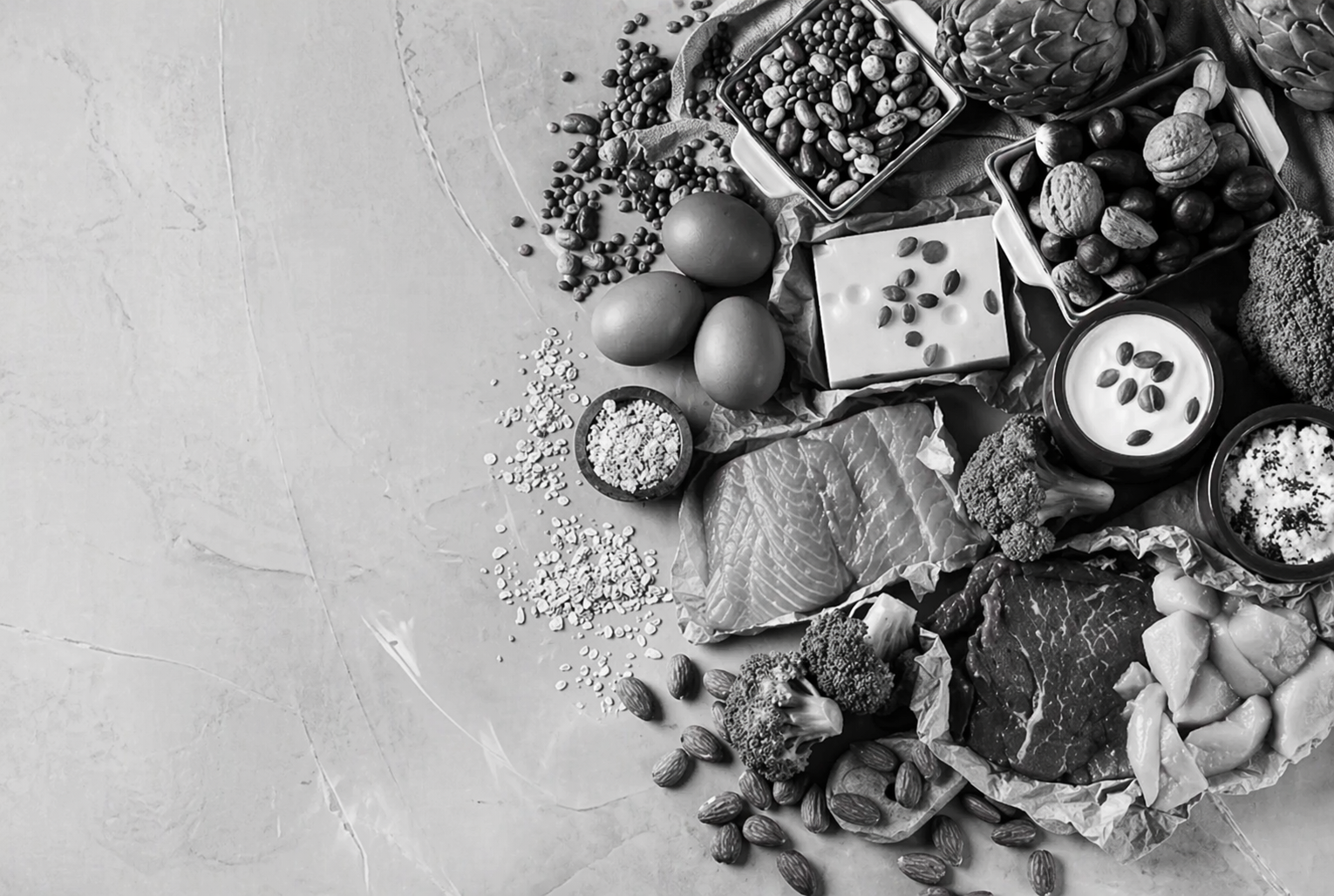 Repas riche en protéines et anti-inflammatoire pour femme 40+